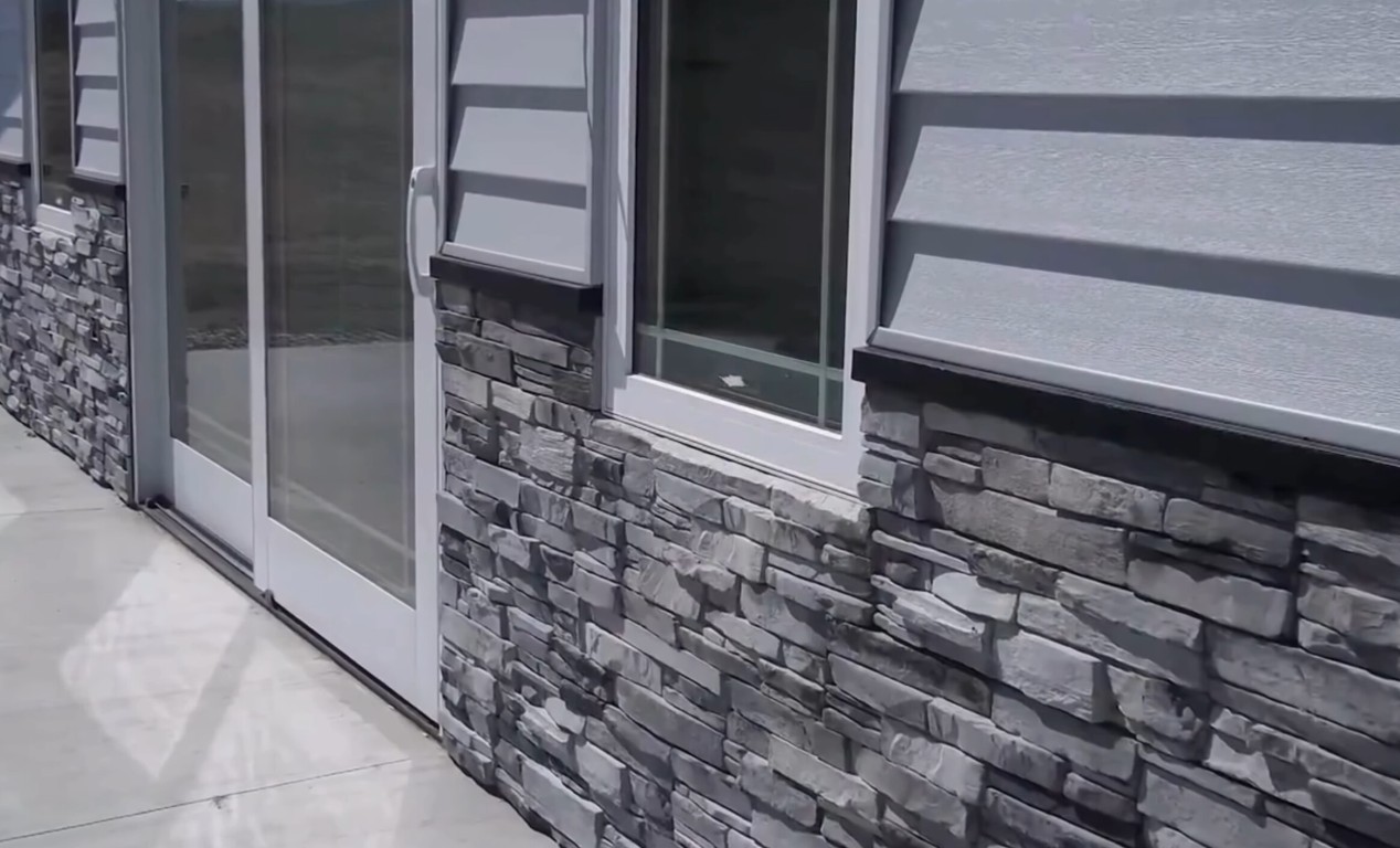 Stone veneer siding installation for modern homes in San Bernardino, CA